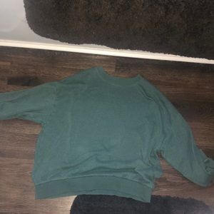 Dark green crew neck American eagle